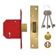 Union 2134E British Standard 5 Lever Mortice Deadlock