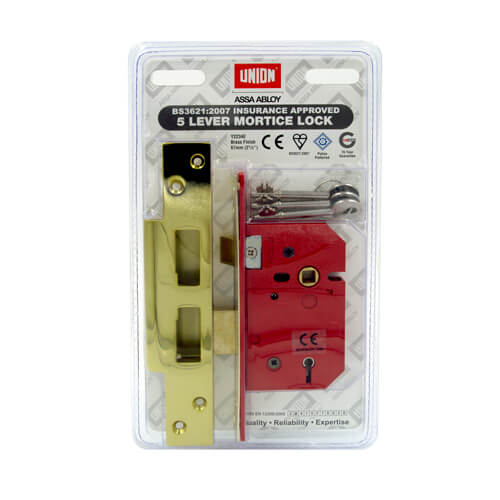 Union 2234E British Standard 5 Lever Mortice Sashlock