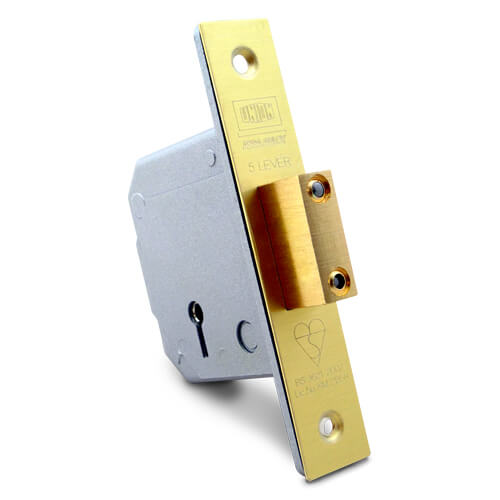 (Ex Chubb) Union 3G114E British Standard 5 Lever Mortice Deadlock