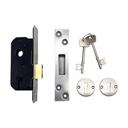 Willenhall M4 Upright Non British Standard 5 Lever 2" Mortice Deadlock