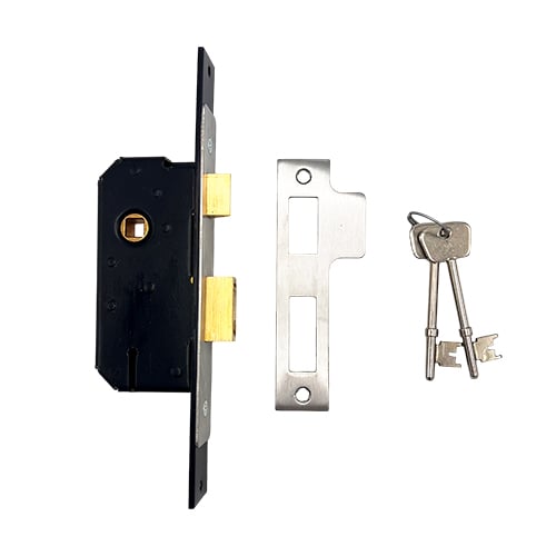 Willenhall M5 Non British Standard 5 Lever 2" Straight 19mm Extended Forend Mortice Sashlock 