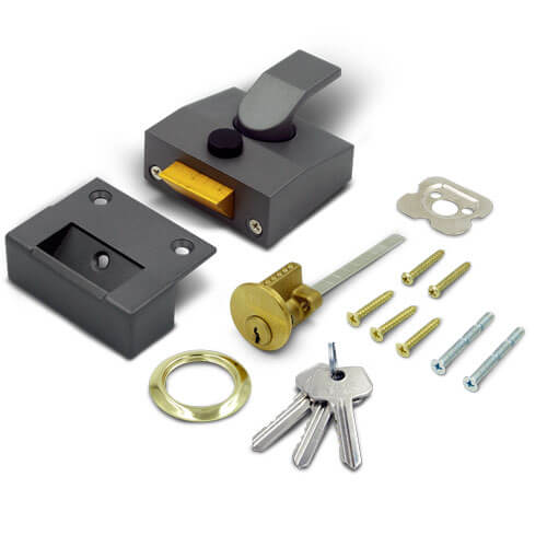 TSS 6 Pin Modern Deadlocking Nightlatch 40mm