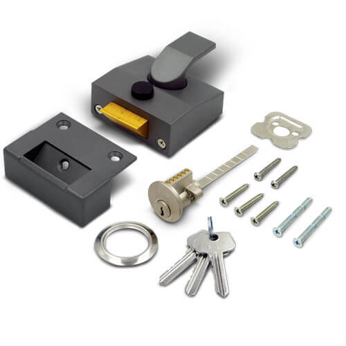 TSS 6 Pin Modern Deadlocking Nightlatch 40mm