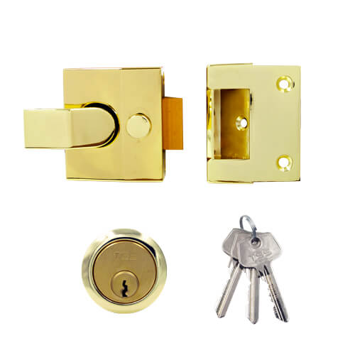 TSS 6 Pin Modern Deadlocking Nightlatch 40mm