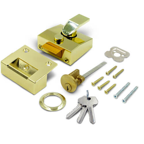 TSS 6 Pin Modern Deadlocking Nightlatch 40mm