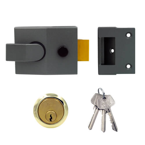 TSS 6 Pin Modern Deadlocking Nightlatch 60mm