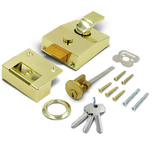 TSS 6 Pin Modern Deadlocking Nightlatch 60mm