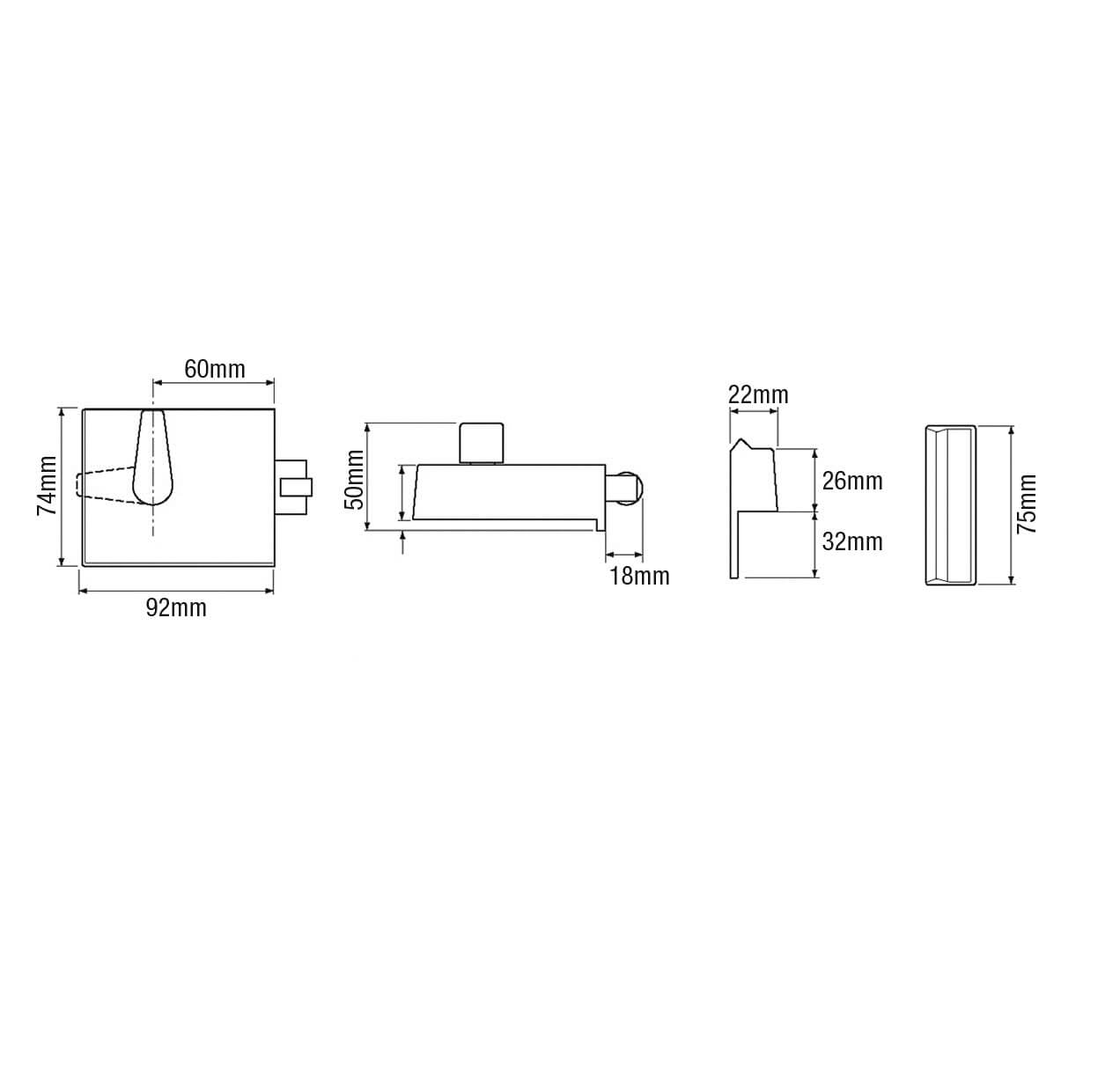 Union 1158 Rollerbolt Nightlatch (case only)