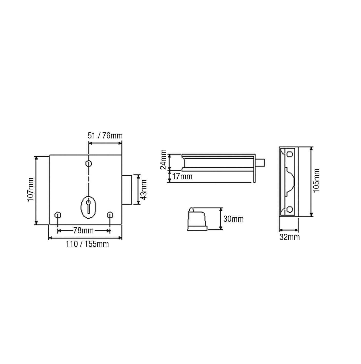 Union 1139 Rim Deadlock