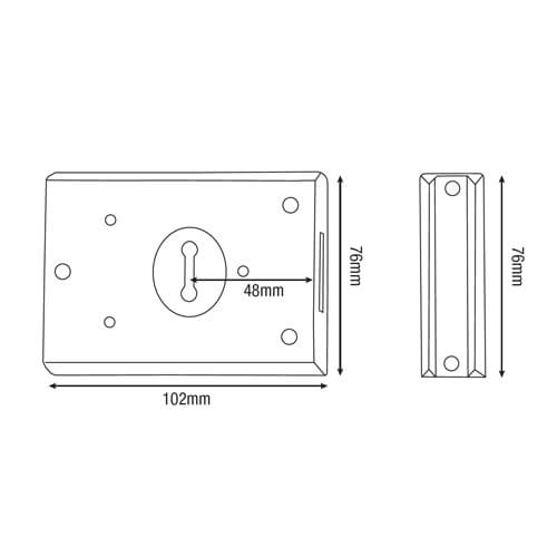 Yale 402 Rim Deadlock