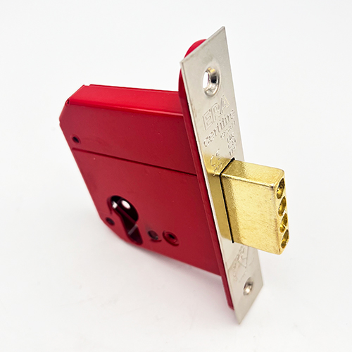 Era 233 British Standard Euro Mortice Deadlock Kit Complete With Euro Key & Turn Cylinder 