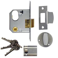Union 2332 Oval Mortice Nightlatch Kit Complete With Oval Key & Key Cylinder