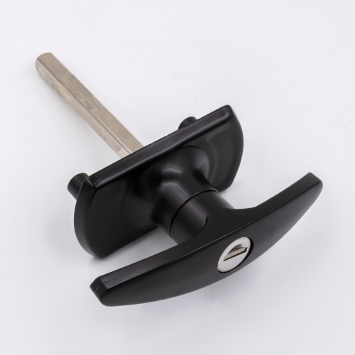 Universal Garage Door T Handle - Square Spindle - Short Lugs - Rear Fix