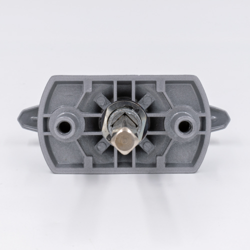 Universal Garage Door T Handle - Diamond Spindle - Short Lugs - Rear Fix