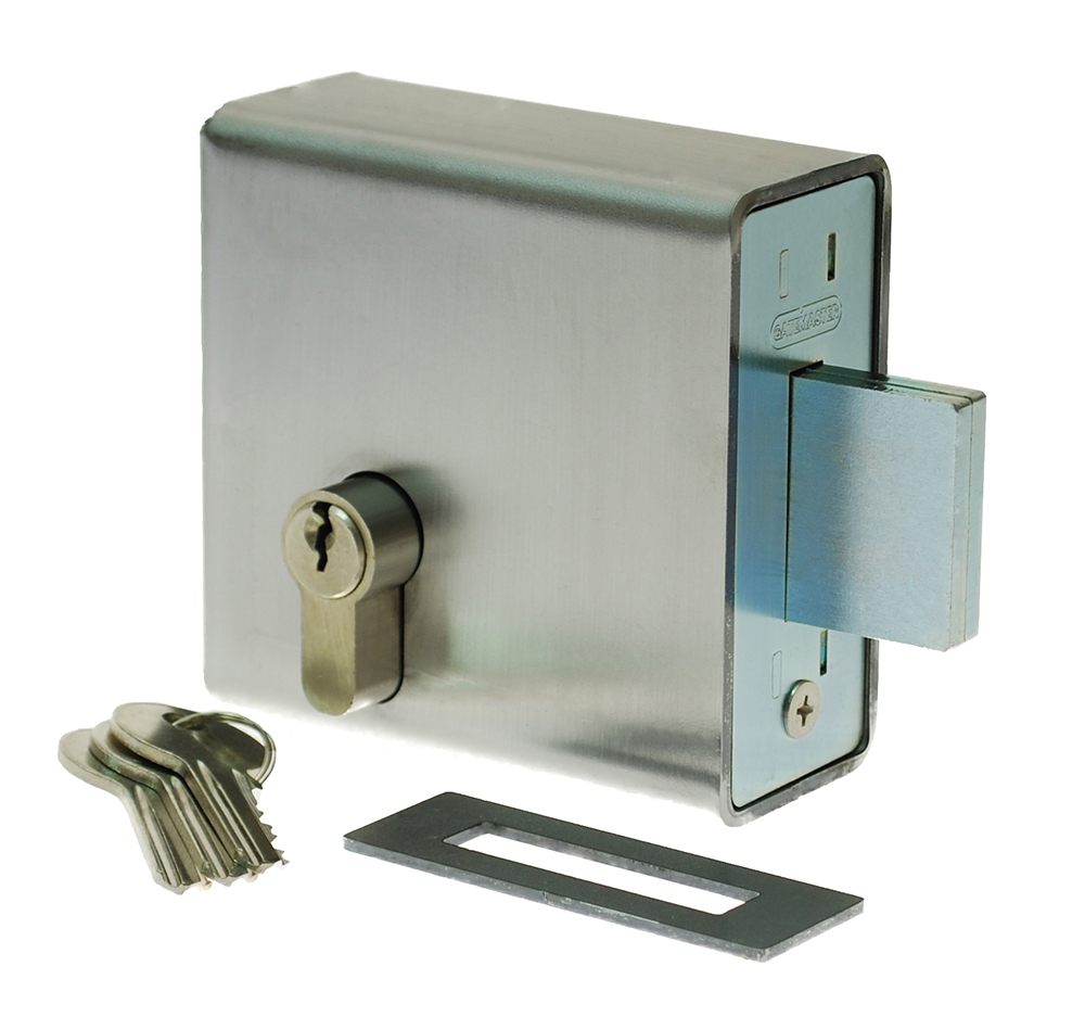 Gatemaster Rim Fixing Box with Double Throw Euro Deadlock Case