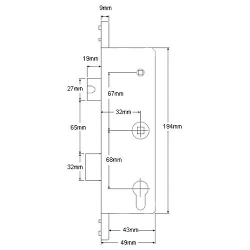 Fullex SL16 Genuine Multipoint Gearbox - Lift Lever or Split Spindle