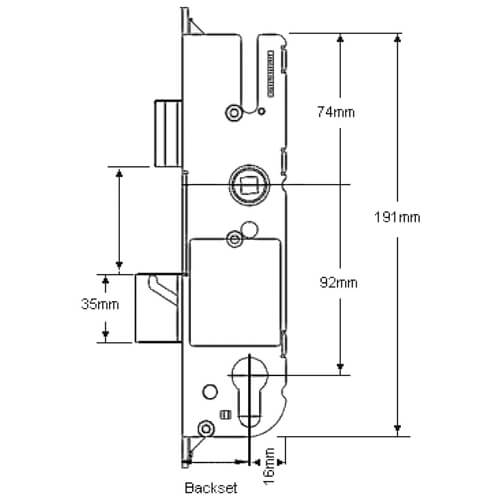 GU New Style Genuine Multipoint Gearbox - Lift Lever