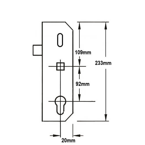 Mila Copy Multipoint Gearbox - Latch Only Version - Lift Lever