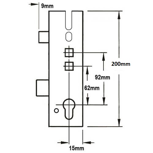 Roto H500 MVD500 Genuine Multipoint Gearbox - Lift Lever or Double Spindle 