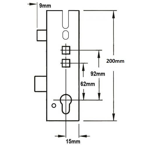 Roto H500 MVD500 Genuine Multipoint Gearbox - Lift Lever or Double Spindle 