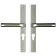 Hoppe London Lever Lever UPVC Multipoint Door Handles -  48mm PZ Sprung 215mm Screw Centres