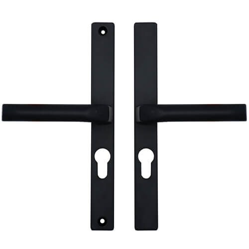 Hoppe London Lever Lever UPVC Multipoint Door Handles -  48mm PZ Sprung 215mm Screw Centres