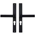 Hoppe London Lever Lever UPVC Multipoint Door Handles -  48mm PZ Sprung 215mm Screw Centres