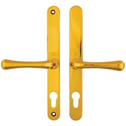 Hoppe/Fullex Lever Lever UPVC Multipoint Door Handles -  68mm PZ Sprung 215mm Screw Centres