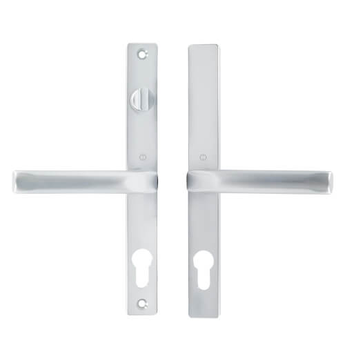 Hoppe Fullex Lever Lever UPVC Multipoint Door Handles -  With Snib 68mm PZ Sprung 215mm Screw Centres