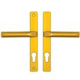 Hoppe London Lever Lever UPVC Multipoint Door Handles -  70mm PZ Unsprung 180mm Screw Centres
