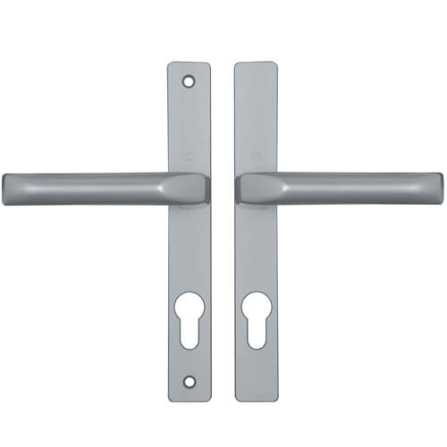 Hoppe London Lever Lever UPVC Multipoint Door Handles -  70mm PZ Unsprung 180mm Screw Centres