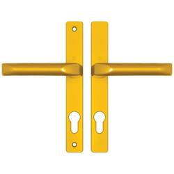 Hoppe London Lever Lever UPVC Multipoint Door Handles -  72mm PZ Unsprung 180mm Screw Centres