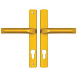 Hoppe London Lever Lever UPVC Multipoint Door Handles -  72mm PZ Unsprung 180mm Screw Centres