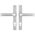 Hoppe London Lever Lever UPVC Multipoint Door Handles -  72mm PZ Unsprung 180mm Screw Centres