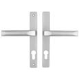 Hoppe London Lever Lever UPVC Multipoint Door Handles -  72mm PZ Unsprung 180mm Screw Centres