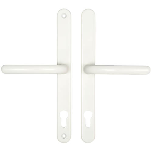 Fab & Fix Blenheim Lever Lever UPVC Multipoint Door Handles -  92mm PZ Sprung 240mm Screw Centres