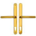 Fab & Fix Blenheim Lever Lever UPVC Multipoint Door Handles -  92mm PZ Sprung 240mm Screw Centres