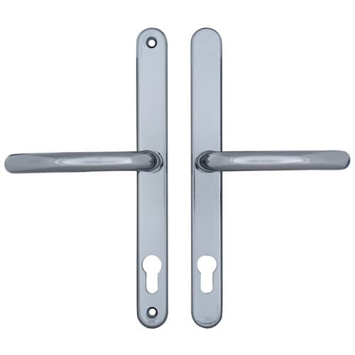 Fab & Fix Blenheim Lever Lever UPVC Multipoint Door Handles -  92mm PZ Sprung 240mm Screw Centres