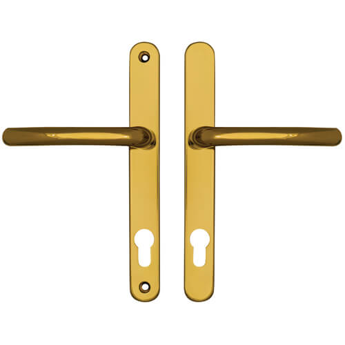 Fab & Fix Balmoral Lever Lever UPVC Multipoint Door Handles -  92mm PZ Sprung 212mm Screw Centres