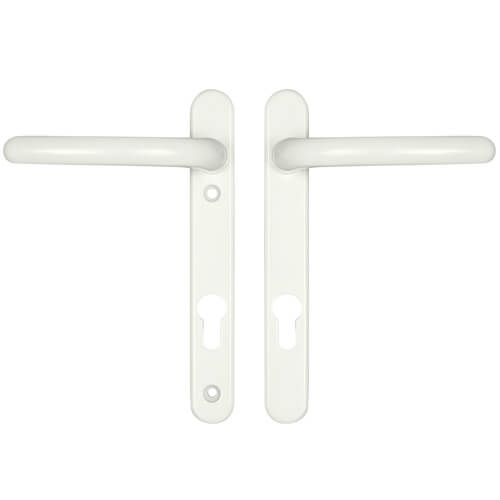 Fab & Fix Windsor Lever Lever UPVC Multipoint Door Handles - 92mm PZ Sprung 122mm Screw Centres 