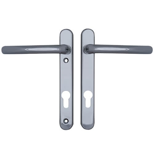 Fab & Fix Windsor Lever Lever UPVC Multipoint Door Handles - 92mm PZ Sprung 122mm Screw Centres 