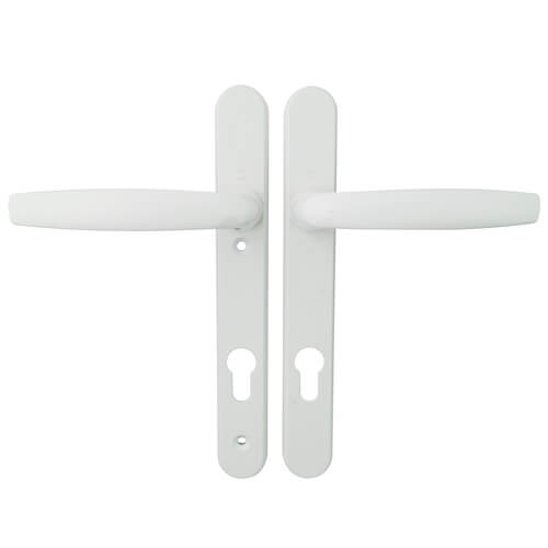 Hoppe Atlanta Lever Lever UPVC Multipoint Door Handles -  92mm PZ Sprung 122mm Screw Centres