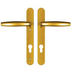 Hoppe Atlanta Lever Lever UPVC Multipoint Door Handles -  92mm PZ Sprung 122mm Screw Centres