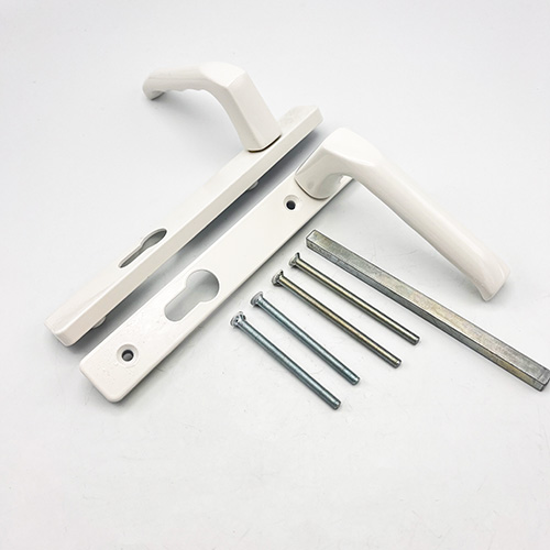 Hoppe London Lever Lever UPVC Multipoint Door Handles -  92mm PZ Unsprung 122mm Screw Centres