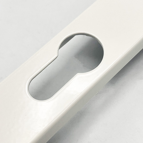Hoppe London Lever Lever UPVC Multipoint Door Handles -  92mm PZ Unsprung 122mm Screw Centres