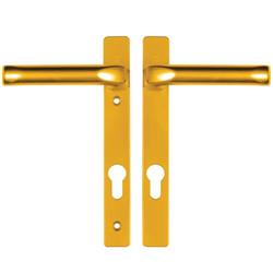 Hoppe London Lever Lever UPVC Multipoint Door Handles -  92mm PZ Unsprung 122mm Screw Centres