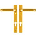 Hoppe London Lever Lever UPVC Multipoint Door Handles -  92mm PZ Unsprung 122mm Screw Centres