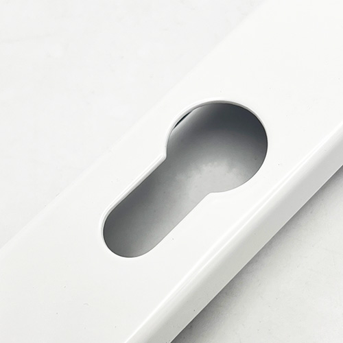 Hoppe Paris Extended Lever Lever UPVC Multipoint Door Handles -  92mm PZ Unsprung 122mm Screw Centres