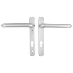 Hoppe Paris Extended Lever Lever UPVC Multipoint Door Handles -  92mm PZ Unsprung 122mm Screw Centres