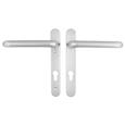 Hoppe Paris Extended Lever Lever UPVC Multipoint Door Handles -  92mm PZ Unsprung 122mm Screw Centres